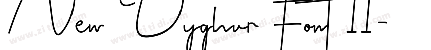New Uyghur Font 11字体转换